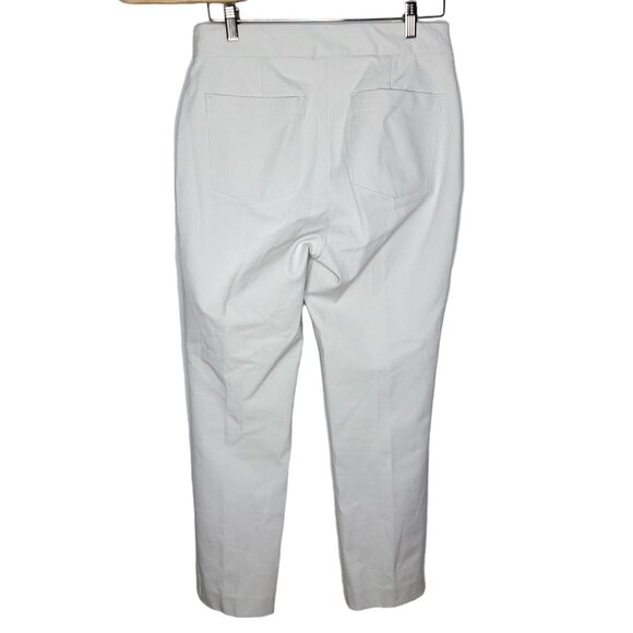 Spanx Medium Classic White On The Go Slim Straight Pant Women's M - Picture 2 of 6
